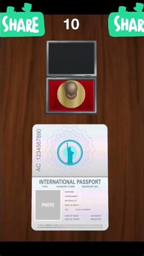 🛂 Passport Stamping ASMR VIDEO 🌍 #shortvideo #passport #Asmrvideo #gaming