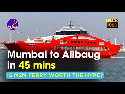 🔴 Check out this LUXURY M2M Ferry from Mumbai to Alibaug | Our experience on M2M RoRo Ferry