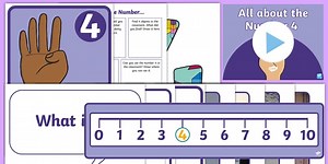 All about the Number 4  Resource Pack