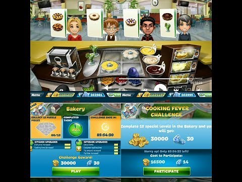 Cooking Fever New Challenge in Bakery Restaurant Part 1 | Level 1, 2, 3