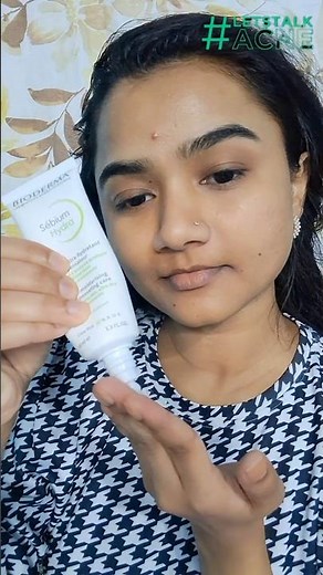 Bioderma sebium Hydra moisturizer review is it good for oily acne prone dry skin let's try#skincare