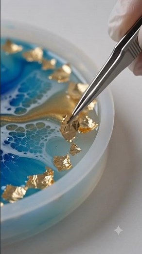 Making Beautiful Resin Art Coasters! ✨ Step-by-Step DIY Tutorial