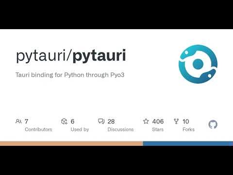 GitHub - pytauri/pytauri: Tauri binding for Python through Pyo3