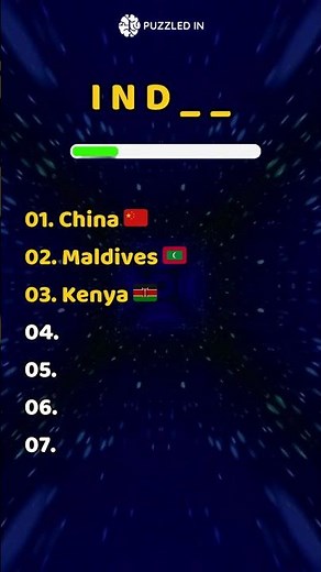 Only Letters Shown - Can You Guess These 7 Countries #quiz #challenge #gk