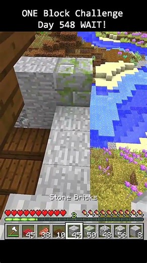 Day 548 Minecraft build challenge - ONE BLOCKS BUILD