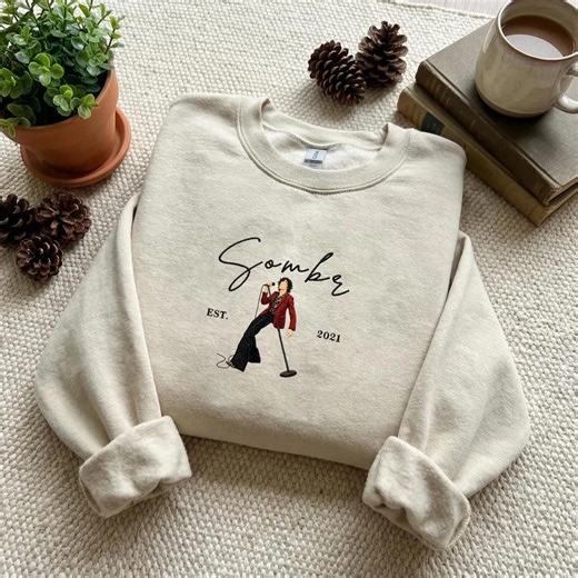 Embroidered Indie Singer Hoodie, Vintage Concert Sweatshirt, Music Lover Gift Unisex - Etsy