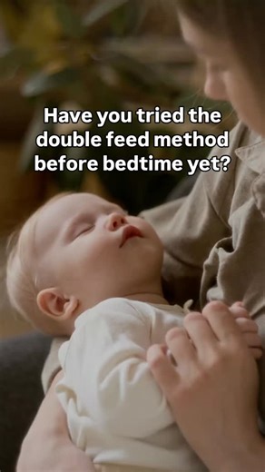 Amy | Baby and Toddler Sleep Coach on Instagram: "This is brilliant if your baby tends to fall asleep feeding at bedtime then wakes up hungry an hour or two later. The double feed means you can put them down to sleep, confident that they've got a nice full tummy to see them through a longer stretch of sleep in the first part of the night. Here's how you do it: 1. Offer their main bedtime milk feed about 45 mins before you plan to put them down. Do this somewhere calm, but bright. I.e. not in the