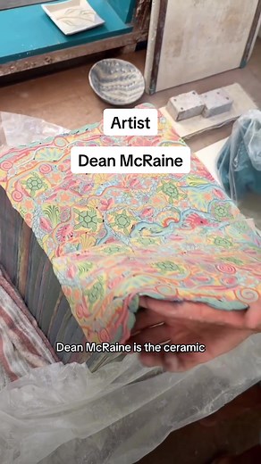 Dean McRaine's Kaleidoscopic Clay Artistry