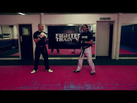 Point Fighting Drill 1: Backfist & Round Kick Combo | Score Fast with Owen King & Mark Deacon