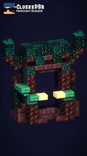 How to build a Warden Portal#minecraft #minecraftbuilds #medievalminecraft #minecraftarchitecture