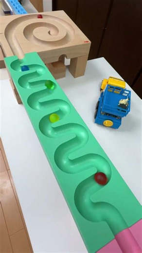 Marble Run 123 マーブルラン Colorful Marbles #ビー玉転がし #marblerace #マーブルラン #marblerun #asmr #haba #小さな大工さん