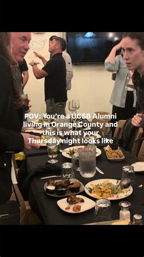 POV: You’re a UCSB Alumni in Orange County and this is what connection looks like 💙💛