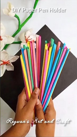 DIY Organizer | Cute Pen Holder #shorts #diy #penholder #pencilholder