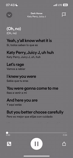 Dark Horse by Katy Perry ft Juicy J Lyrics Video