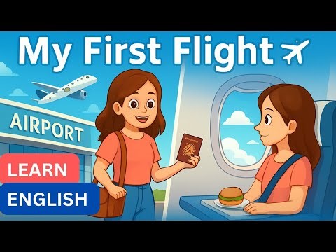 ✈️ My First Flight Story – Learn English with Real Life Experience | English Listening Practice