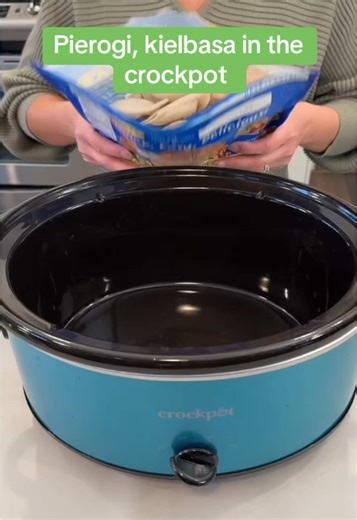 Delicious Kielbasa Pierogi Crockpot Dinner Recipe