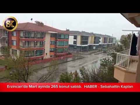 Erzincan’da Mart ayında 265 konut satıldı.