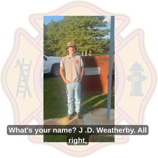Meet J.D. Weatherby! J.D. Weatherby is a Senior at East Lawrence High School and a longtime member of the Caddo-Midway Fire Department’s Fire Explorer Program. From an early age, J.D. has been interested in becoming a firefighter, inspired by watching his parents, Jerred and Holly Weatherby, who also proudly serve with the department. Since the age of 14, J.D. has regularly attended firematic meetings and hands-on training, learning and training right alongside active members of the fire distric