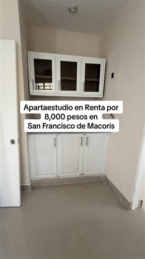 Apartaestudio en Renta por 8,000 pesos en San Francisco de Macorís próximo al materno infantil •1 habitacion •1 baño • parqueo para motores 📲Para más información contactarme al 849-533-8081 #c#creatorsearchinsightsa#apartaestudioa#alquilerr#rentar#republicadominicana
