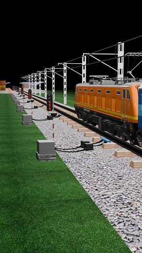 1.6M views · 21K reactions | HOW DO TRAIN TRACK SIGNALS WORK #shortsvideo#3dvideo#trainsafety#trainsignal#traincontroller | Mrs Professor Of How | Facebook