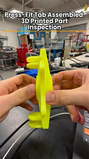 Press Fit Assembled 3D Printed Part Inspection