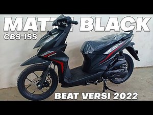 HONDA BEAT 2021 MATTE BLACK MAKIN MATOH❗GARAGE MATTE BLACK