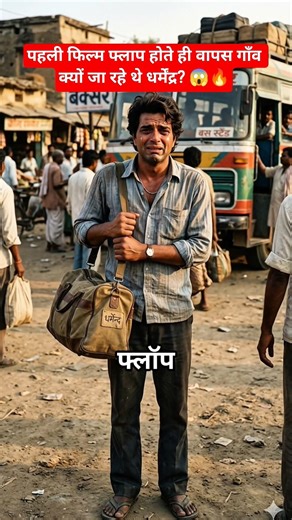 Why was Dharmendra going back to his village after his first film flopped? 😱🔥 #shorts #dharmendra...