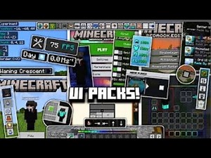 The Best UI Pack for minecraft Bedrock! (Better mcpe 1.21+)