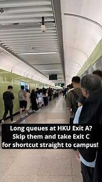 Getting to HKU Campus: Smart Shortcuts to Skip the Queues 🚇🏃‍♂️