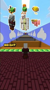 Who can reach the other side?🤩 #minecraft #gaming