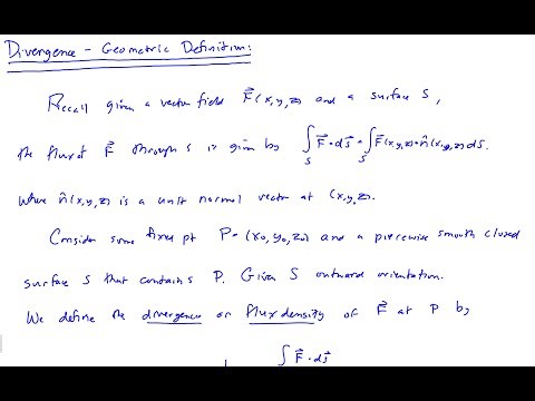 Divergence - Geometric Definition