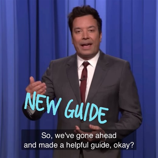 🇺🇸 Jimmy Fallon “We made a helpful guide!”
