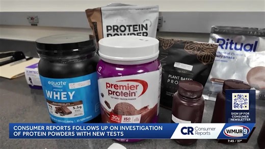 Consumer Reports retests protein powders, finds safer options
