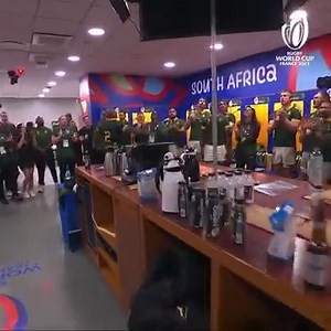 Bokke joy 🇿🇦 #RWC2023 | #ENGvRSA | Rugby World Cup