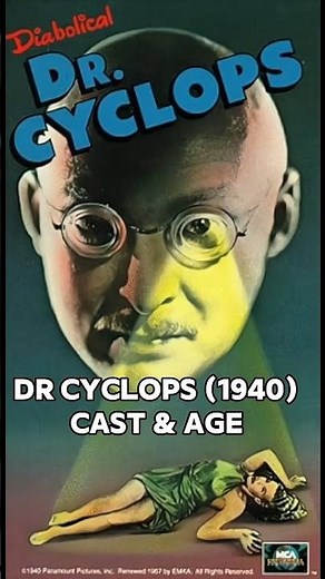 Dr Cyclops (1940) Cast And Their Age #shorts #cast #age #drcyclops #cyclops #1940s