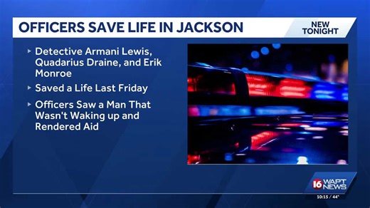 JPD officers honored for saving man's life