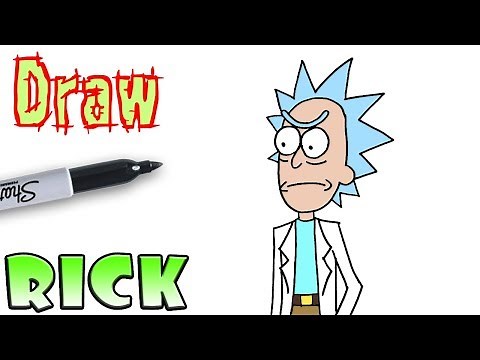 How to Draw Rick | Rick and Morty