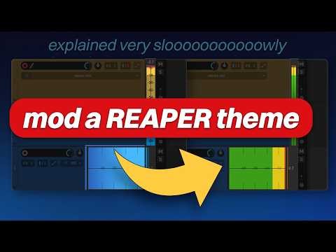 Change meter colors of REAPER Theme (and other things)