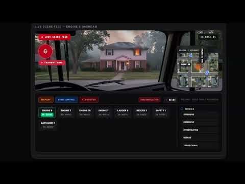 Fire Command Simulation App