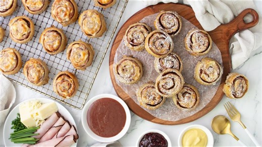 Ham, Cheese, Jam: These Monte Cristo Pinwheels Really Do It All