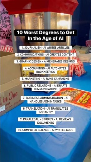 10 Worst Degrees to Get in the Age of AI