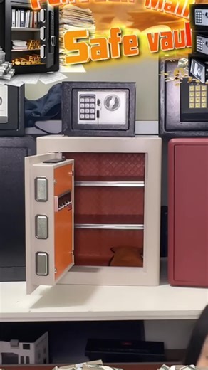 Bank safety deposit box Large Safety Box Double layer Security Safes money storage organizer money vault safety box cashier money box cash box