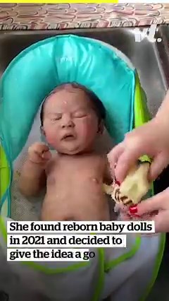 1M views · 1.3K reactions | The most unique parenting you will ever see! We take a closer look at Christina's passion for 'reborn baby dolls' and the emotional backstory behind her love for these super realistic creations. | VT | Facebook