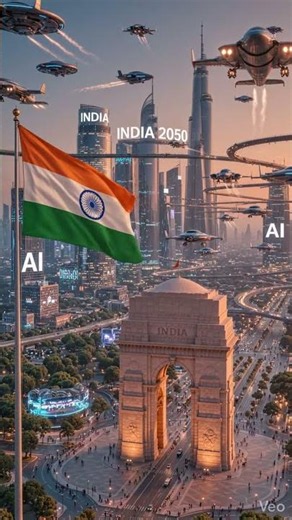Inside Futuristic India 2099 🌆 | AI Cinematic Experience.