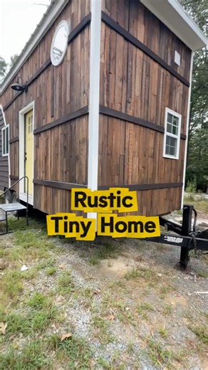 For Sale Rustic Custom Built Tiny Home On Wheels!