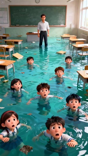 Flood 😱 || 3D Animation #animation #ytshorts #yosho