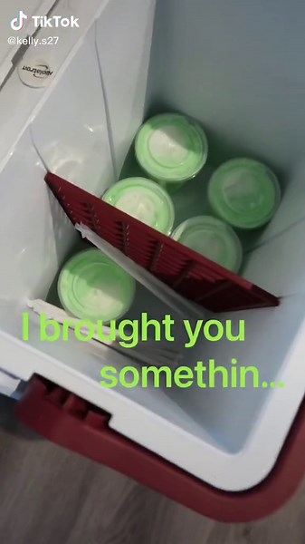 when your hometown @mcdonalds releases shamrock shakes b4 your local one 😂 (mom’s TikTok debut) ☘️💚🥰 #shamrockshake #shamrockshakeszn @kelly.s27