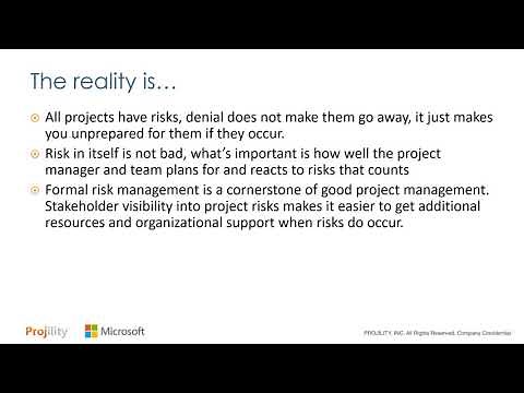 Managing Risks on your Projects using Microsoft Project