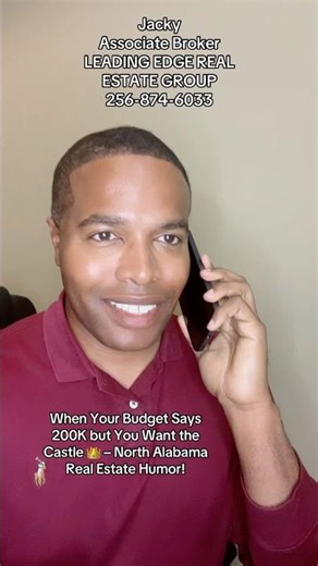 When Your Budget Says $250K But You Want the Castle 👑 | North Alabama Real Estate Reality #shorts