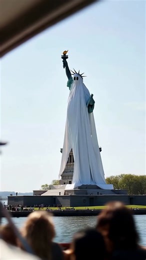 Lady Liberty Halloween Spooky Costume | New York Visit